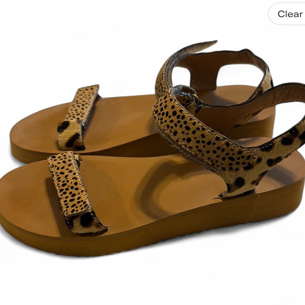 Madewell Leopard Print Sandals